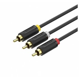 Καλώδιο Ήχου Vention BCABF Cable RCA male σε RCA male 1m - Μαύρο