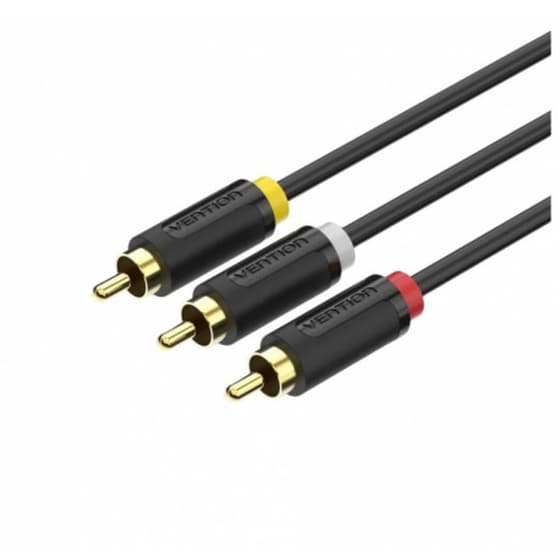 Καλώδιο Ήχου Vention BCABF Cable RCA male σε RCA male 1m - Μαύρο image 0