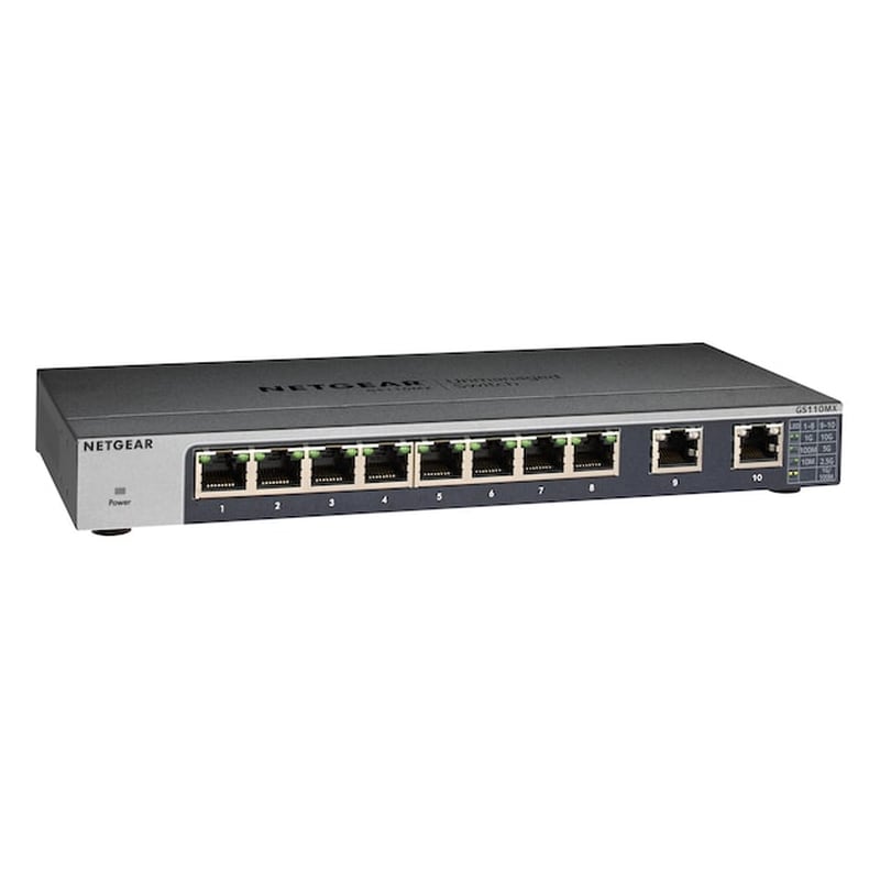 Netgear Gs110mx Μη Διαχειρίσιμος 10g Ethernet (100/1000/10000)