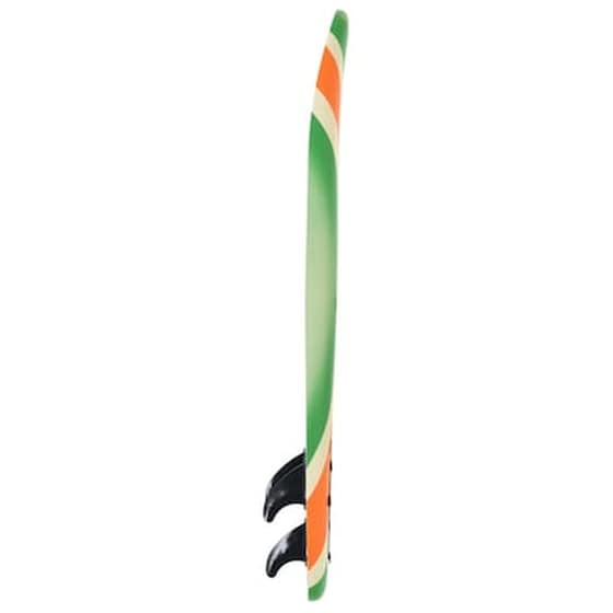 Σανίδα Surf VidaXL Μπούμερανγκ 170 cm - Πράσινο/Πορτοκαλί image 4
