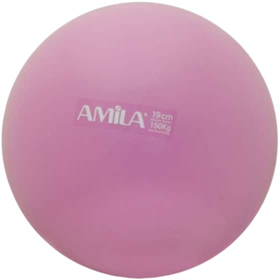 Μπάλα Γυμναστικής Amila Κατάλληλη για Pilates από PVC 0.15 kg 19 cm - Ροζ image 0