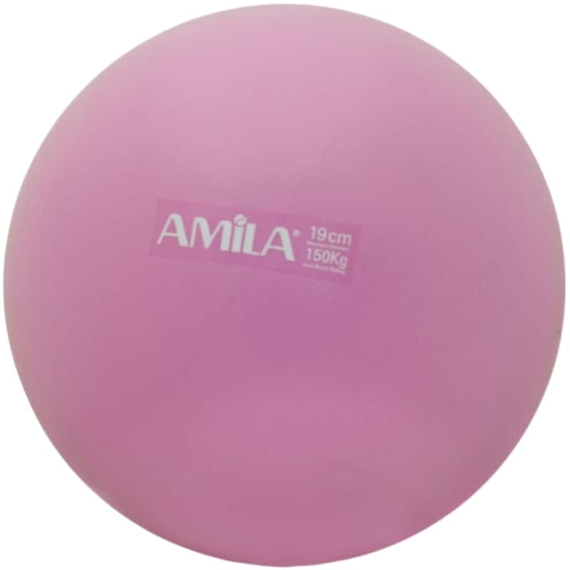 Μπάλα Γυμναστικής Amila Κατάλληλη για Pilates από PVC 0.15 kg 19 cm - Ροζ AMILA