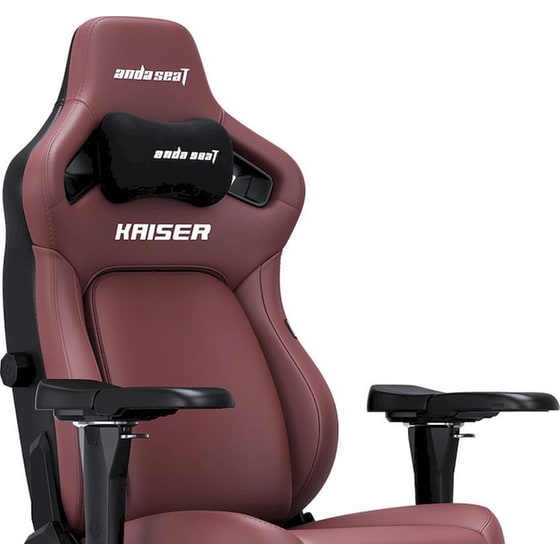 Καρέκλα Gaming Anda Seat Kaiser 4 Large από Δερματίνη - Maroon/ Μπορντώ image 3