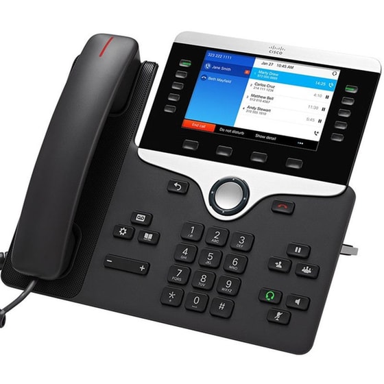 Ενσύρματο Τηλέφωνο Cisco IP Phone 8841 - Γκρι image 0