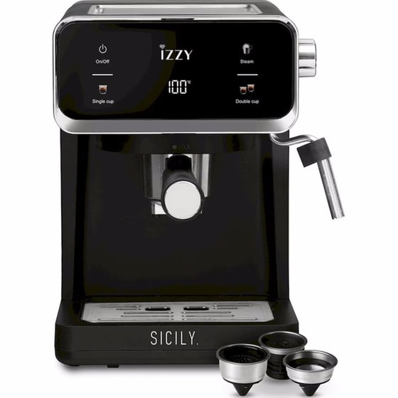 IZZY IZ-6017 Sicily 1000W 20bar Ημιαυτόματη Μηχανή Espresso image 2