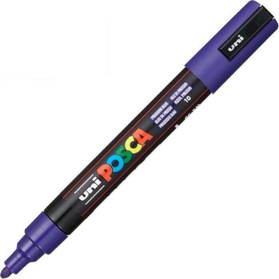Μαρκαδόρος Posca Uni PC-5M Μπλε image 0
