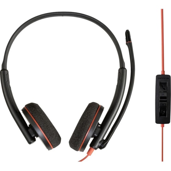 Ενσύρματα Ακουστικά με Μικρόφωνο Poly Blackwire C3220 - Μαύρο image 1