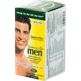 Nature's Plus Source Of Life Men Multi-Vitamin και Mineral - 60 ταμπλέτες