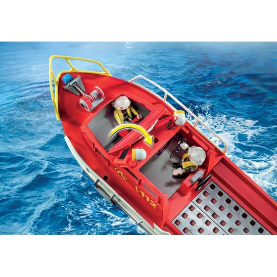 PLAYMOBIL® Action Heroes Πυροσβεστικό σκάφος διάσωσης (71598) image 3