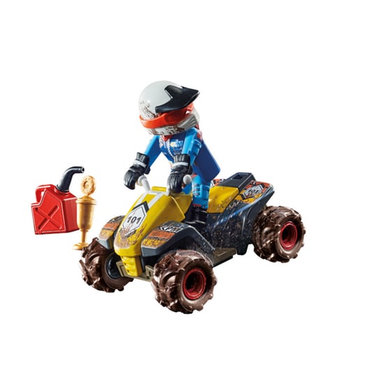 PLAYMOBIL® City Action Οδηγός αγώνων με γουρούνα 4x4 (71039) image 4
