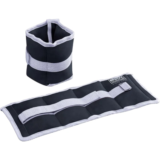 Βαράκια Άκρων 2 x 1.15kg Σταθερού Βάρους Body Sculpture - Μαύρα/Γκρι image 0