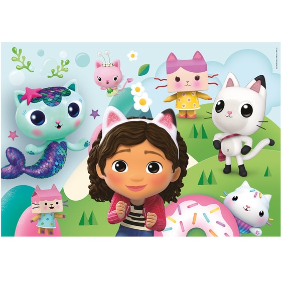 Παιδικό Παζλ Clementoni Super Color DreamWorks Gabby's Dollhouse (2x60 Κομμάτια) image 2