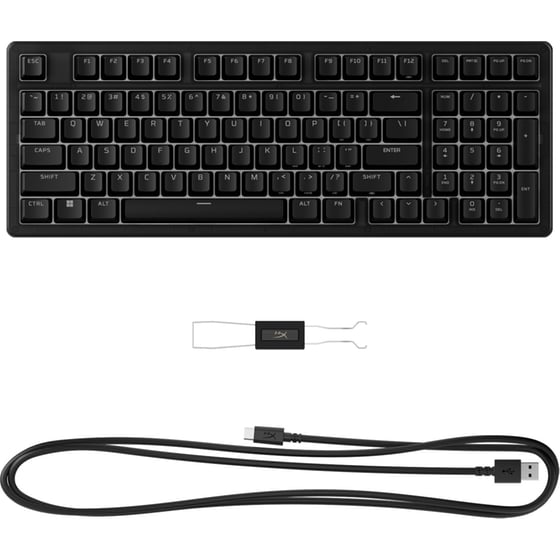 HyperX Origins 2 Gaming Μηχανικό Ενσύρματο 1800 Πληκτρολόγιο με RGB Μαύρο (US) image 3