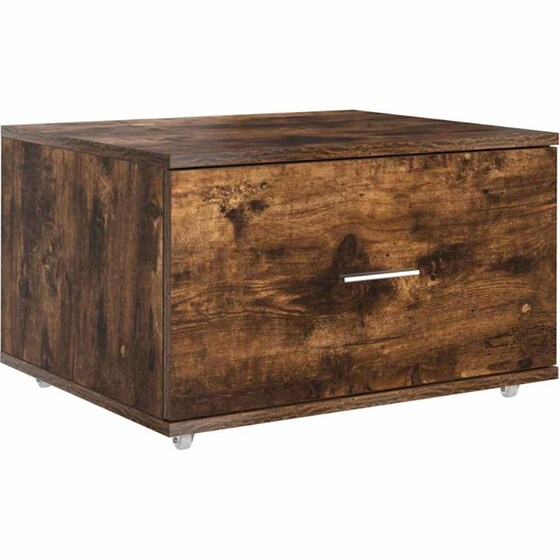 Γραφείο VidaXL από Επεξεργασμένο Ξύλο 131,5x50x106,5 cm - Καπνιστή Δρυς image 3