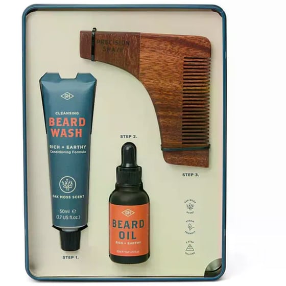 Σετ Περιποίησης Beard Gentlemen's Hardware (3 Τεμάχια) image 2