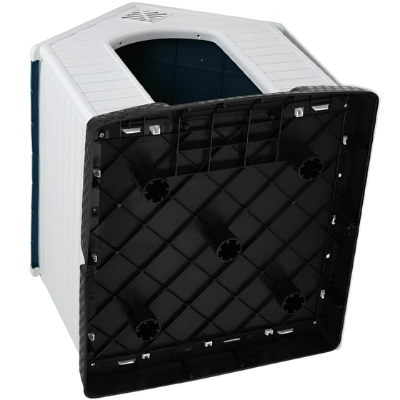 Σπιτάκι Vesta Για Μεγάλο Σκύλο No M - Λευκό/Πράσινο image 5