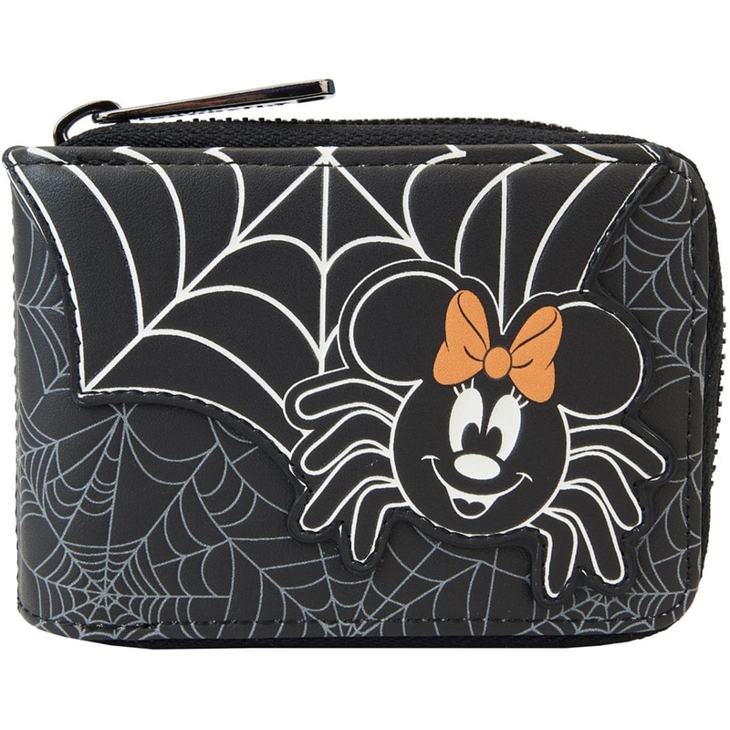 LOUNGEFLY Πορτοφόλι Loungefly Disney Minnie Mouse - Spider με Φερμουάρ (WDWA2633)