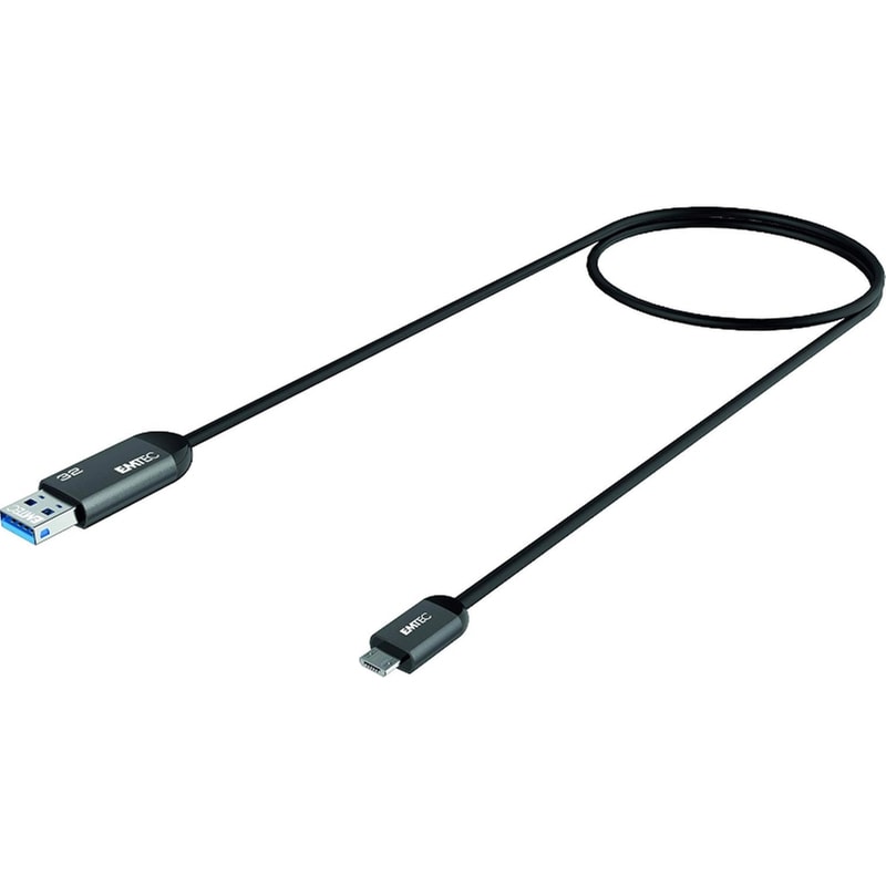 EMTEC Emtec T750B 32GB USB 3.1 Stick με σύνδεση micro USB-B USB-A Μαύρο