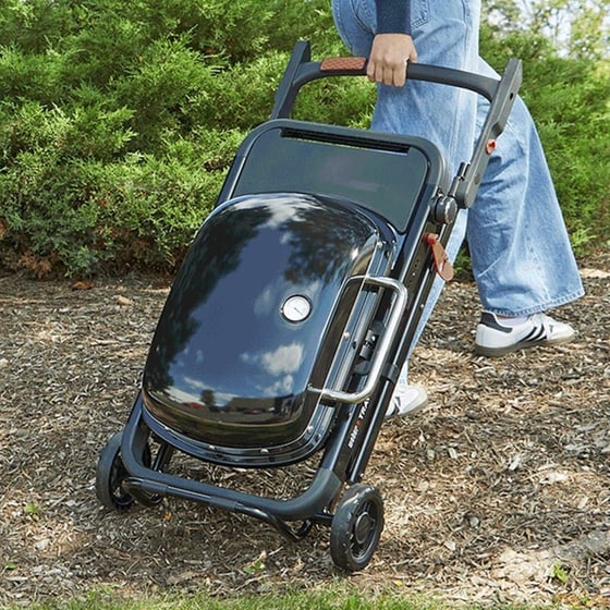 WEBER TRAVELER 3.2 kW Μαύρο Ψησταριά Υγραερίου image 1