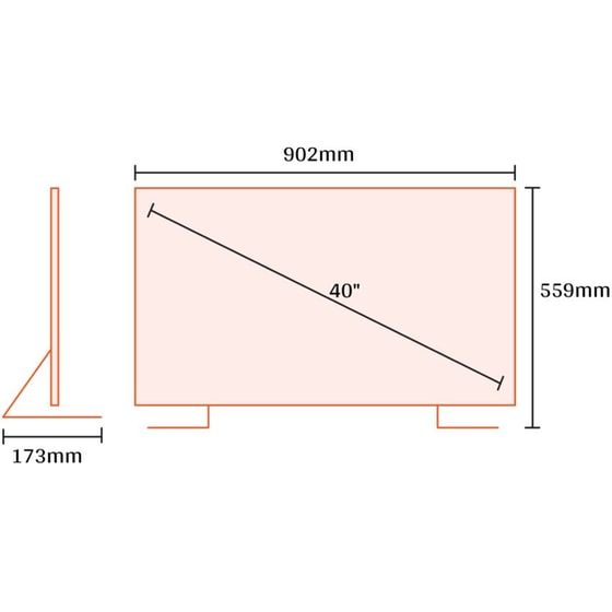Toshiba LED 40" Full HD Smart Τηλεόραση 40LV3E68DG image 1