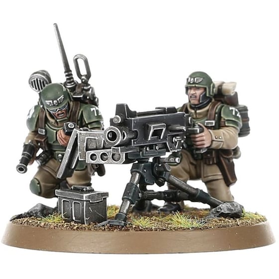 A/militarum: Cadian Heavy Weapons Squad Warhammer 40k GAMES WORKSHOP image 2
