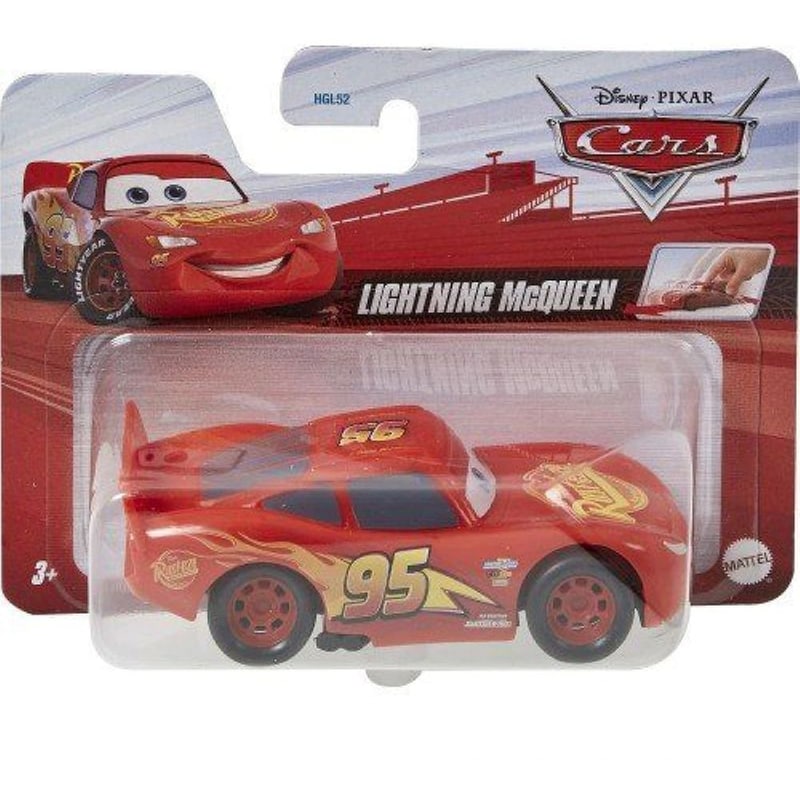 Mattel Disney Pixar Cars Αυτοκινητάκι Pullback 1:43 - Lightning Mcqueen (HGL52)