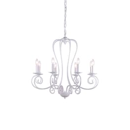 Πολυέλαιος Οροφής Homelighting Laro 77-3659 Μεταλλικός 78x78x68 cm - Λευκός