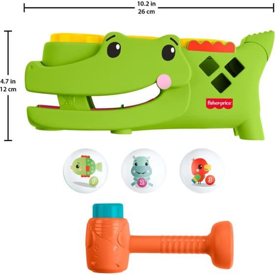 Παιχνίδι Fisher Price Κροκόδειλος με Μπαλίτσες image 11