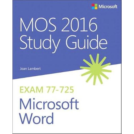 MOS 2016 Study Guide for Microsoft Word image 0