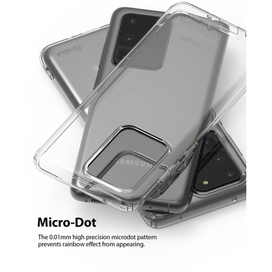 Θήκη Samsung Galaxy S20 Ultra - Ringke Air Silicon Case - Clear image 4