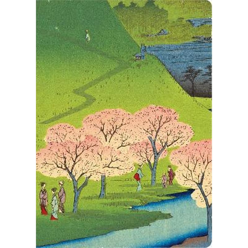Hiroshige Cherry Blossoms Lined Hardcover Journal