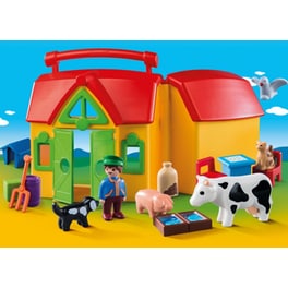 PLAYMOBIL® 1·2·3 Φάρμα Βαλιτσάκι (6962)