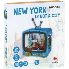 Παζλ 3D Ξύλινο Vintage TV: New York Is Not A City