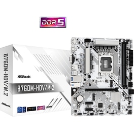 Asrock B760M-HDV/M.2 Intel B760 Micro ATX με Socket Intel 1700