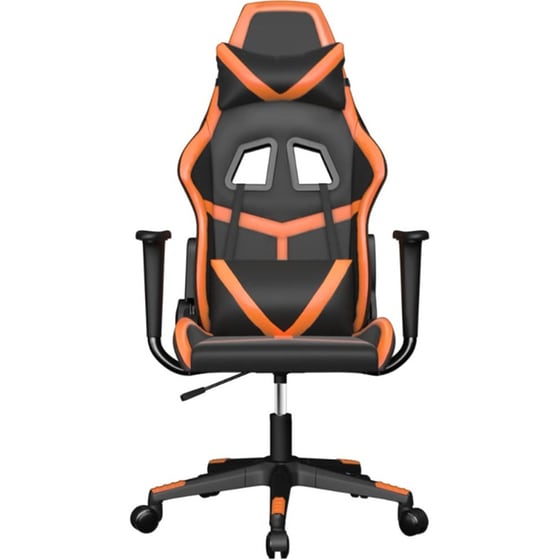 Καρέκλα Gaming VIDAXL 3143671 από Τεχνητό Δέρμα - Μαύρο / Πορτοκαλί image 2