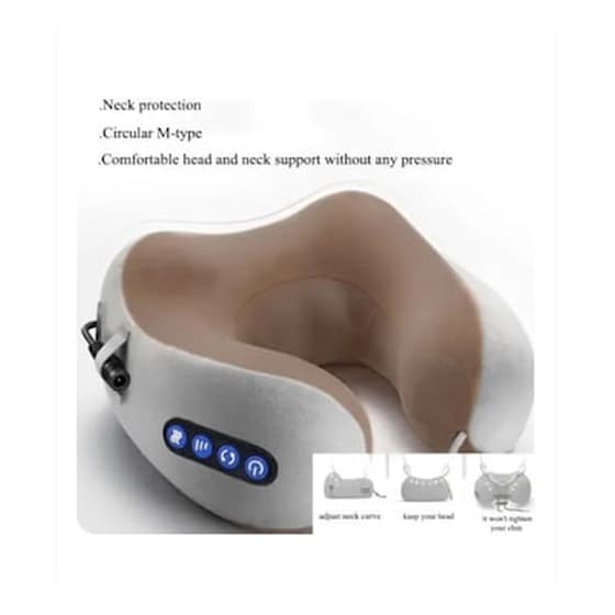Ηλεκτρικό Μαξιλάρι Μασάζ Λαιμού U-sahped Massage Pillow image 1