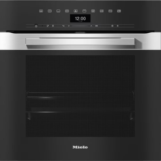 MIELE H7460B & KM7361FRD 76 Lt Μαύρο Eντοιχιζόμενο Σετ Φούρνος και Εστία image 2