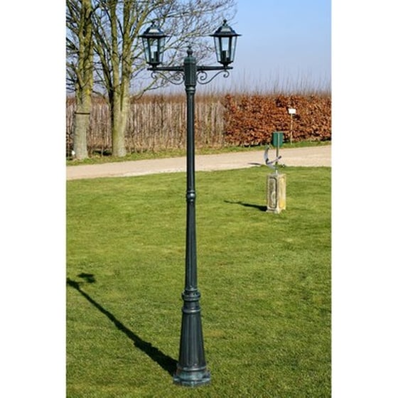 Vidaxl Preston Στύλος Φωτισμού Κήπου 2φωτος Πράσινος 215 Cm image 2