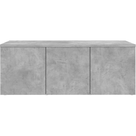 Έπιπλο Τηλεόρασης VidaXL από Μοριοσανίδα 80x34x30cm - Γκρι image 2