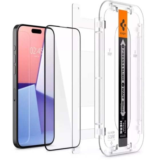 Προστατευτικό Οθόνης Apple iPhone 15 Pro Max - Spigen EZ Fit GLAS.tR 2τμχ image 1