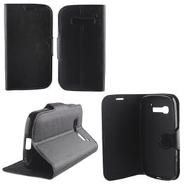 Θήκη Alcatel Pop C5 - Volte-Tel Line TPU Book Cover - Stand Black