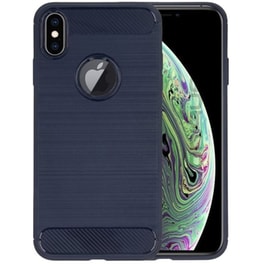 Θήκη  Apple iPhone XS Max - Sonique Carbon Brushed - Μπλε