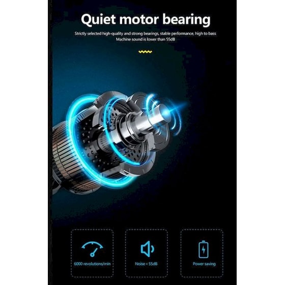 ANDOWL Q-LF753 Κουρευτική Μηχανή  Επαναφορτιζόμενη Χρυσή image 2