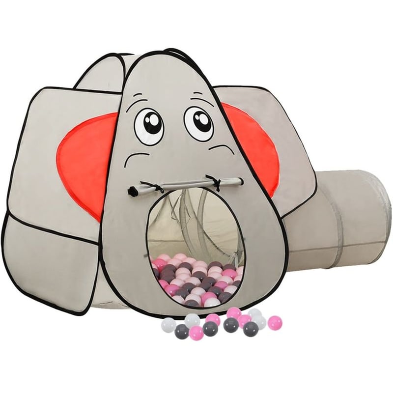 Vidaxl Παιδική Σκηνή Ελέφαντας 174 x 86 x 101 Εκ Γκρι