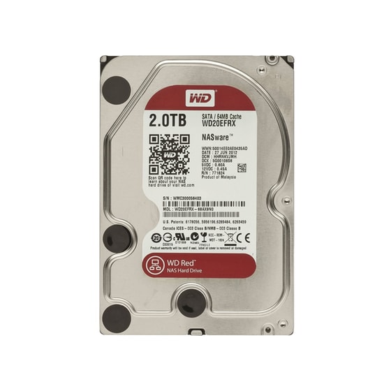 Εσωτερικός σκληρός δίσκος WD Caviar Red 2ΤB 3.5" SATA 3 WD20EFRX image 0