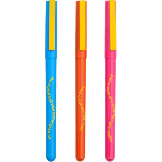 Στυλό Διαρκείας Ban.do Write On (3 Τεμάχια) image 0