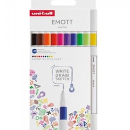 Μαρκαδόρος Σχεδίου Uni Essential Emott 0.4mm (10 Τεμάχια)