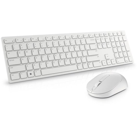 Dell Pro KM5221W Ασύρματο Οπτικό Σετ Πληκτρολόγιο & Ποντίκι Λευκό (GR/US) image 1