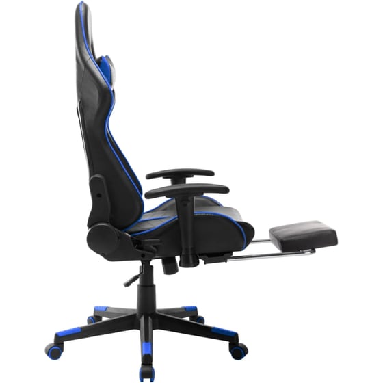 Καρέκλα Gaming VidaXL από Τεχνητό Δέρμα - Μαύρη/Μπλε image 4