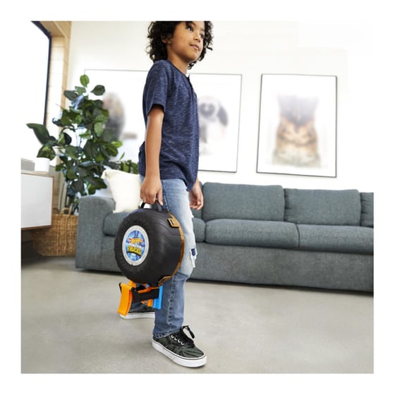 Mattel Hot Wheels Monster Trucks Σετ Παιχνιδιού Πίστα Σούπερ Ρόδα (GVK48) image 4